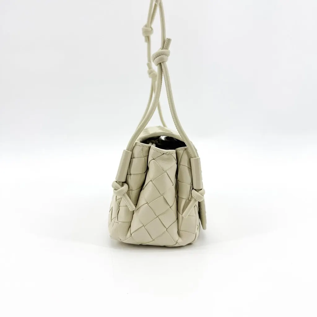 Bottega Veneta Mini Loop Camera Bag Beige Beige Leather Very good - Box View