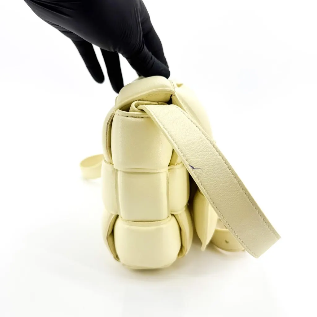 Bottega Veneta Padded Cassette Bag Butter Gold Yellow Leather Good - Box View