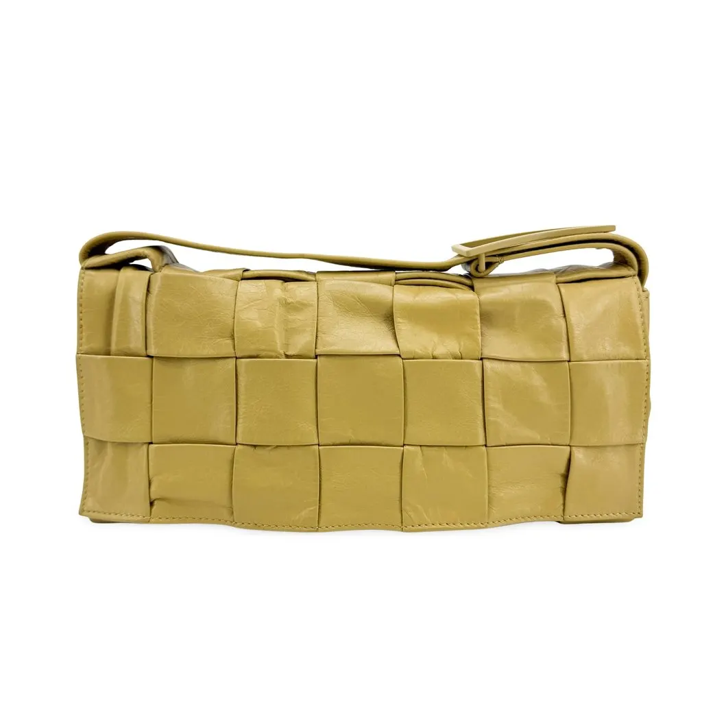 Bottega Veneta East-West Cassette Shoulder Bag Kiwi