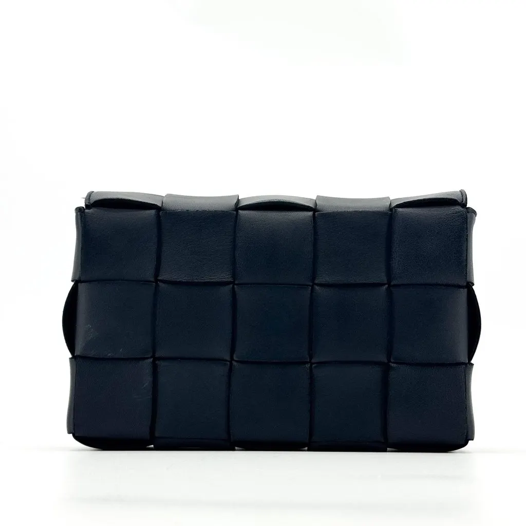 Bottega Veneta Cassette Belt Bag Black Black Leather Good - Inside View