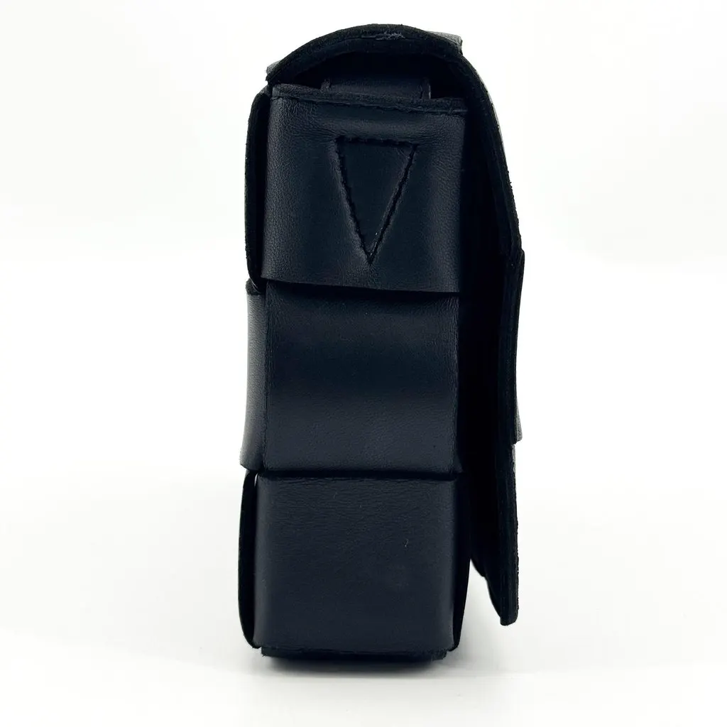 Bottega Veneta Cassette Belt Bag Black Black Leather Good - Box View