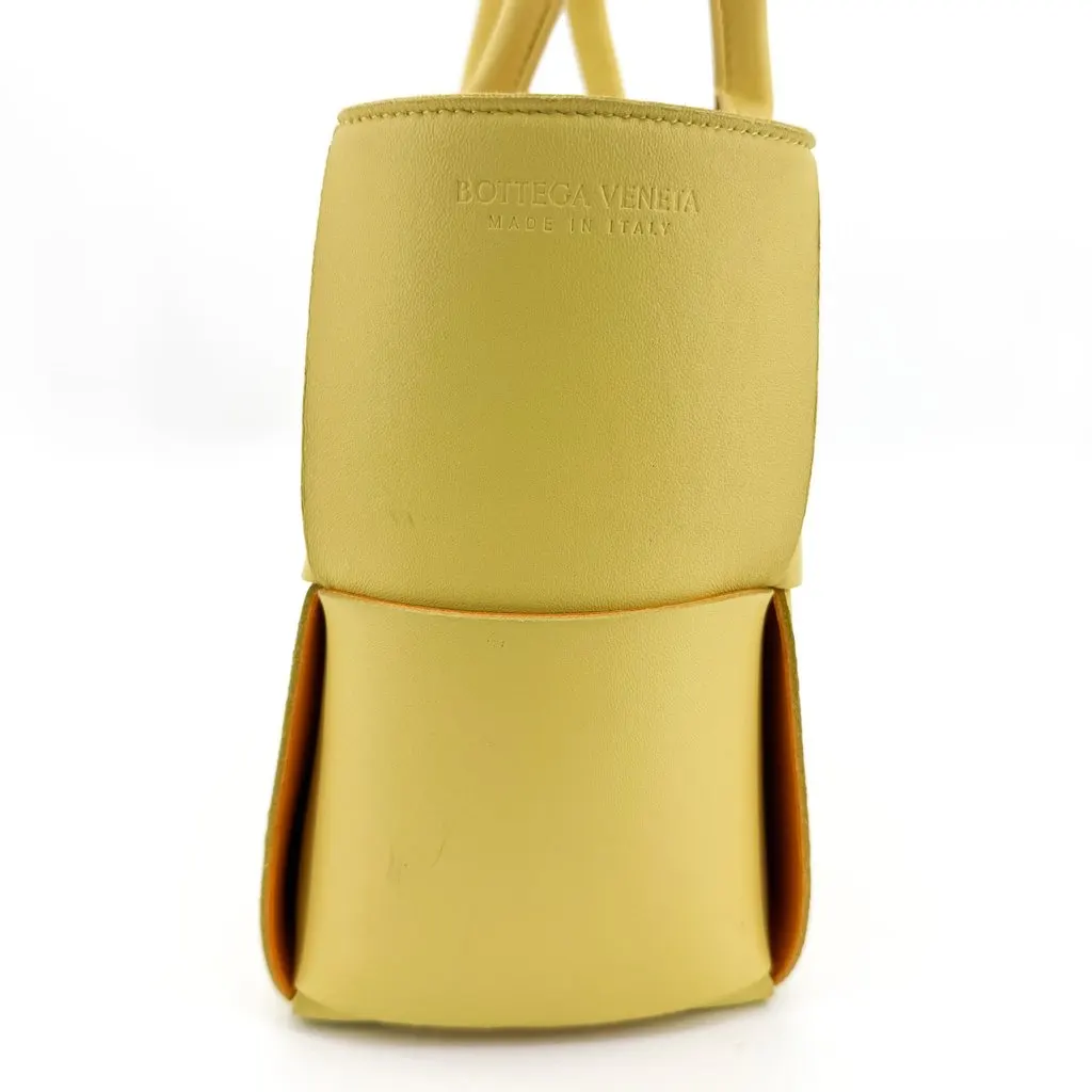 Bottega Veneta Small Arco Tote Bag Yellow Yellow Leather Fair - Box View