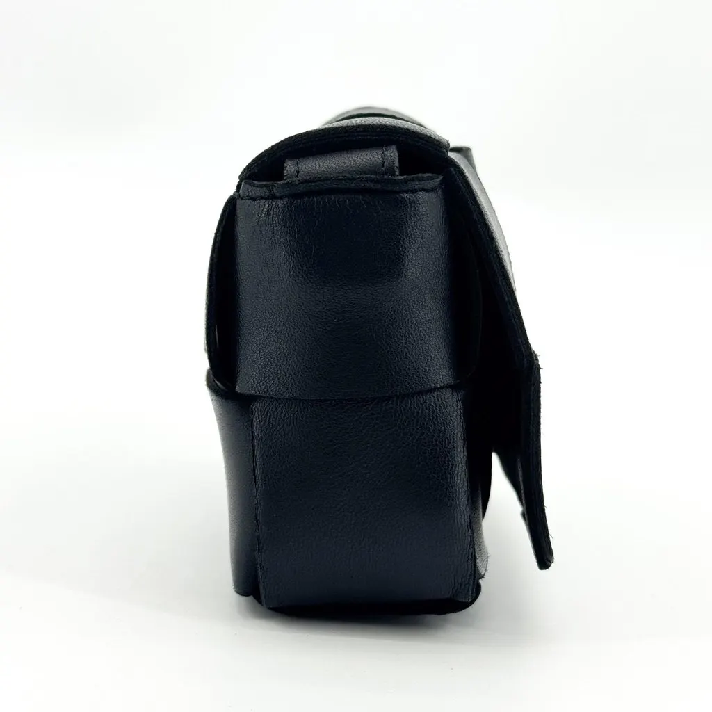 Bottega Veneta Candy Cassette Bag Black Black Leather Very good - Box View