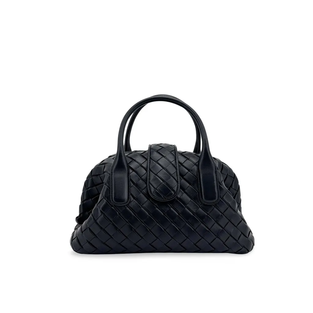 Bottega Veneta Mini Handle Bag Black Black Leather Very good - Front View