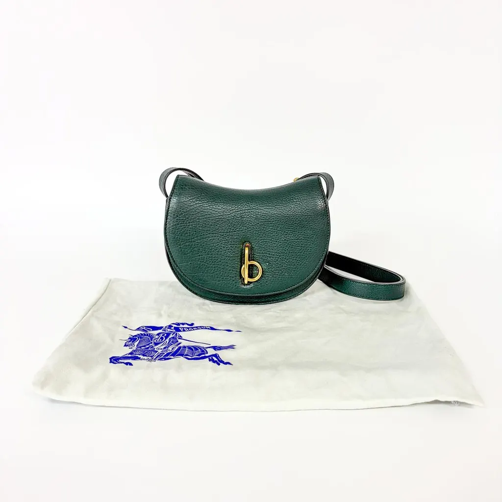 Burberry Mini Rocking Horse Bag MultiColor Leather Good - Back View