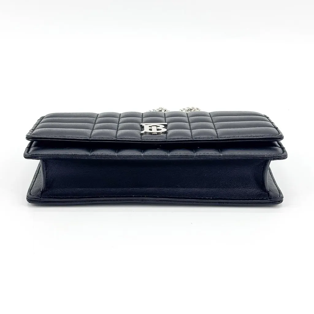 Burberry Small Lola Chain Shoulder Bag Navy Navy Leather Very good - Box View