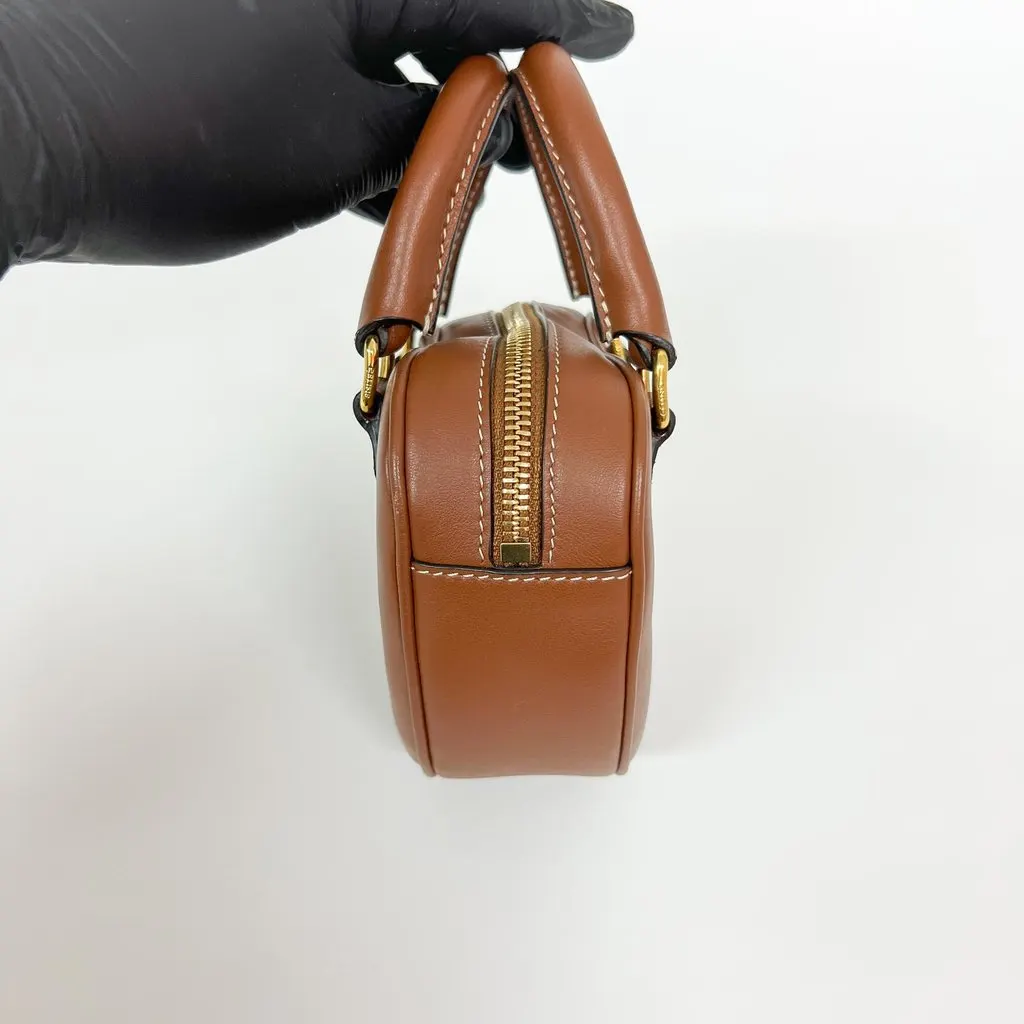Celine Mini Heart Handle Bag Smooth Calfskin Tan Brown Leather Good - Box View