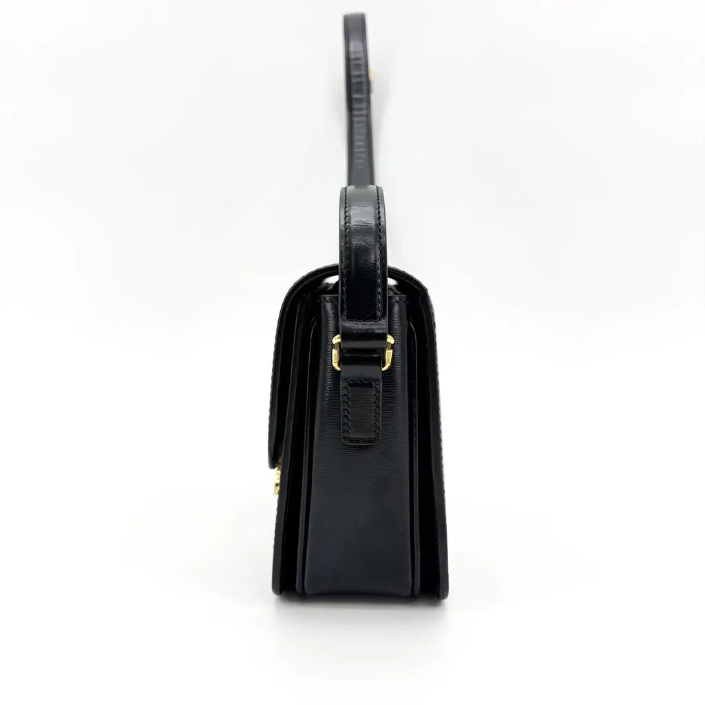 Celine Tin Trionf Bag Shiny Calfskin Black MultiColor Leather Very good - Box View
