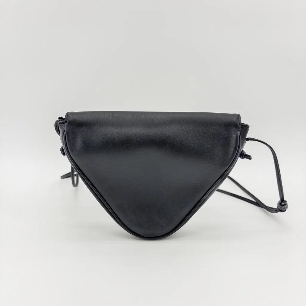 Celine Smooth Calfskin Triangle Bag Black MultiColor Leather Very good - Inside View