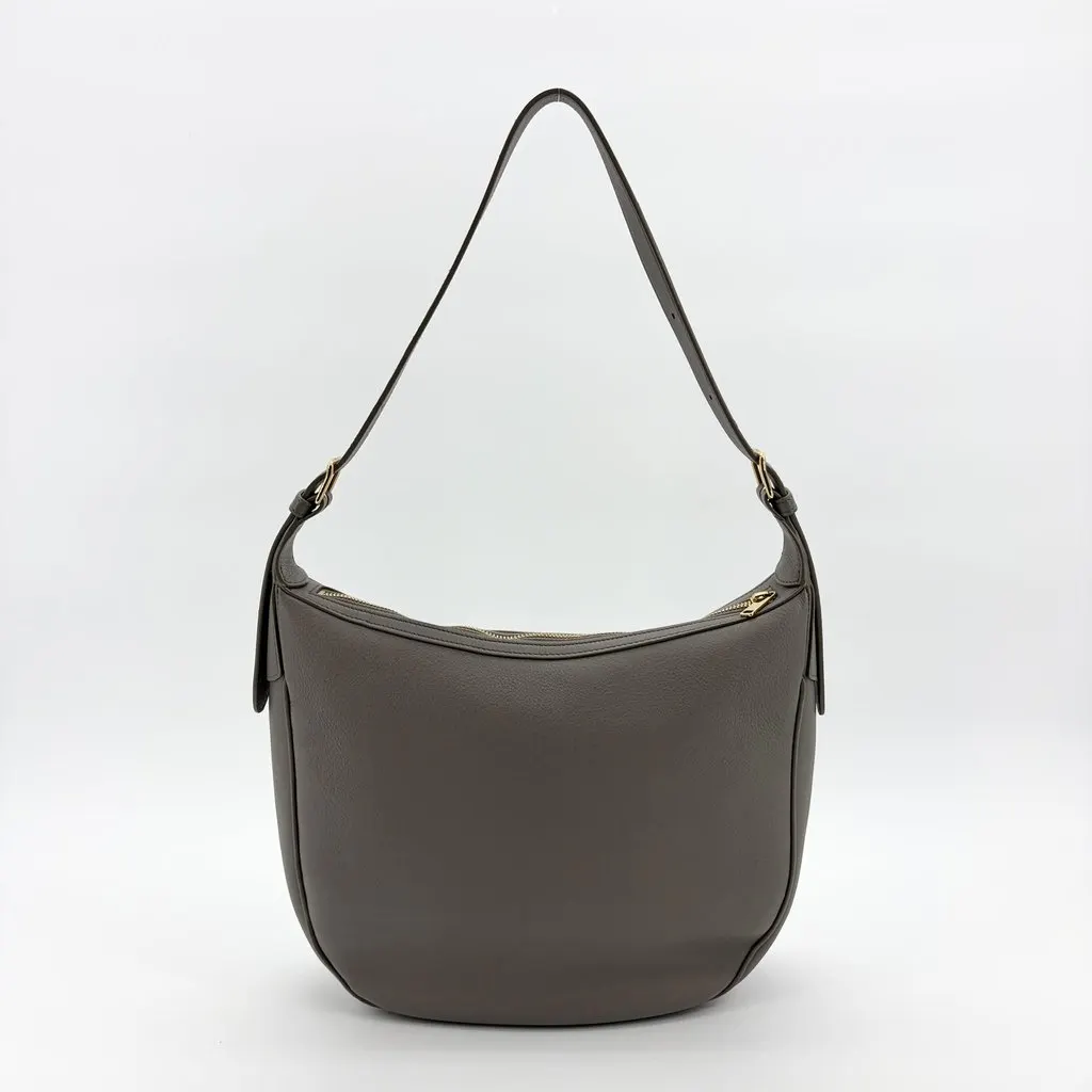 Celine Eloiseback Grained Calfskin Anthracite MultiColor Leather Good - Back View