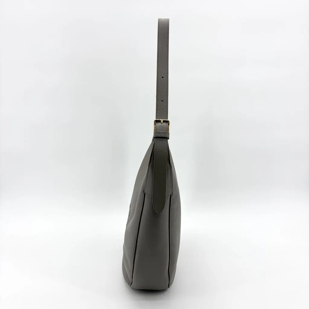 Celine Eloiseback Grained Calfskin Anthracite MultiColor Leather Good - Inside View