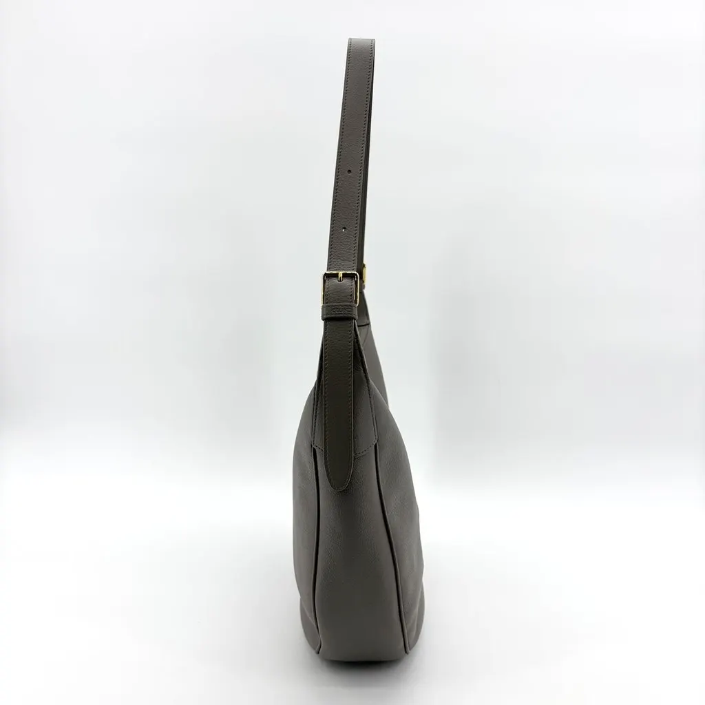 Celine Eloiseback Grained Calfskin Anthracite MultiColor Leather Good - Model View