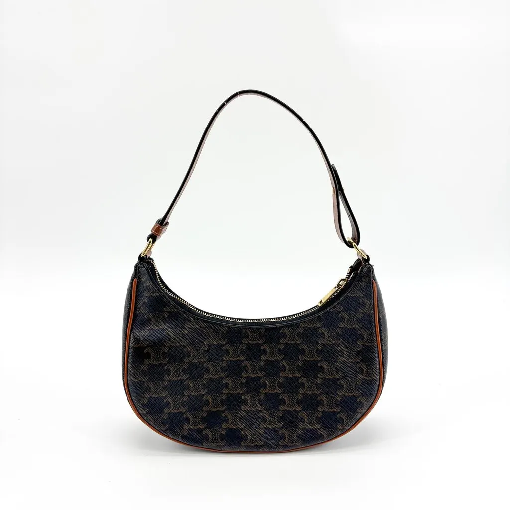 Celine Triomphe Canvas Ava Bag Tan Brown Canvas Very good - Inside View
