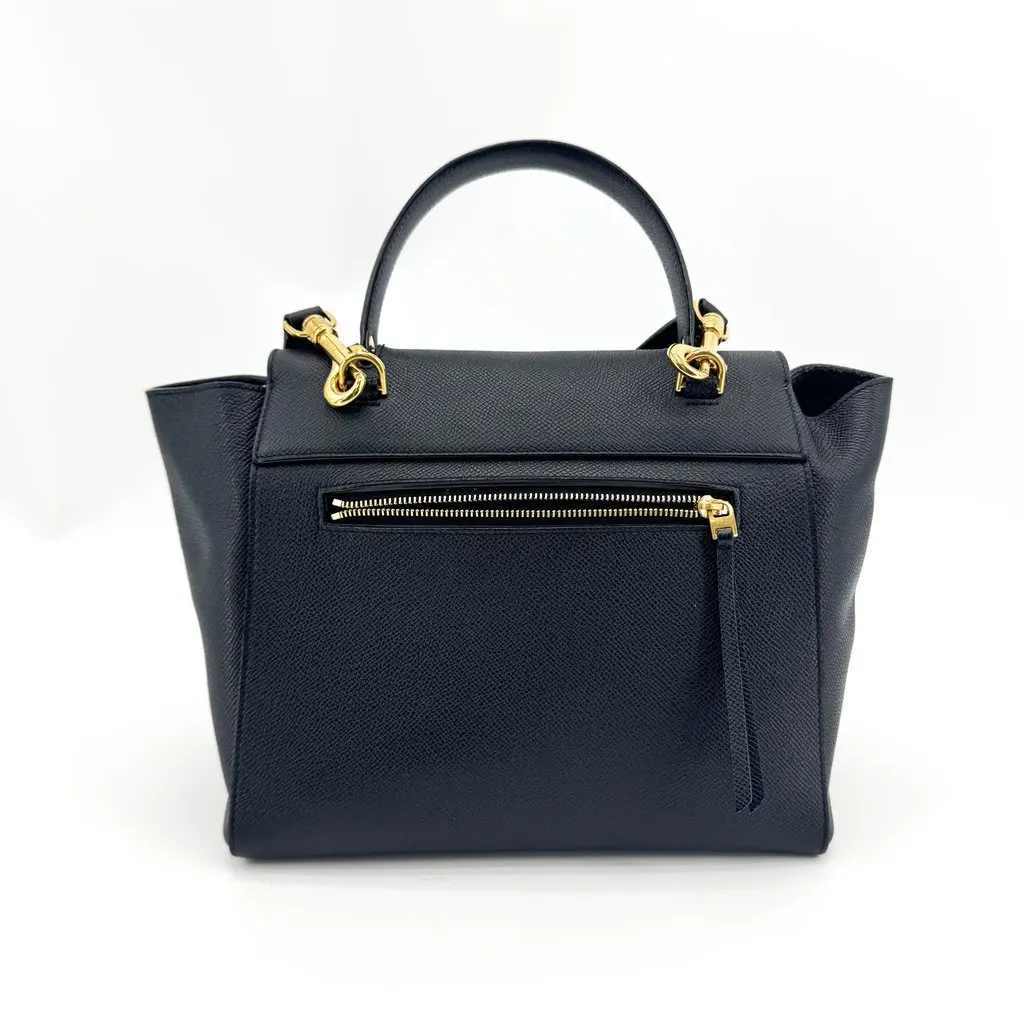 Celine Nano Belt Bag in Grained Calfskin Black Black Leather Very good - Inside View