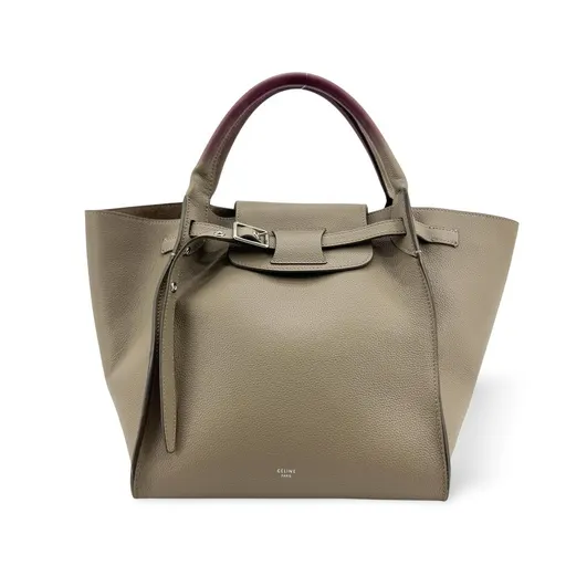Celine Big Bag Small in Grained Calfskin Taupe