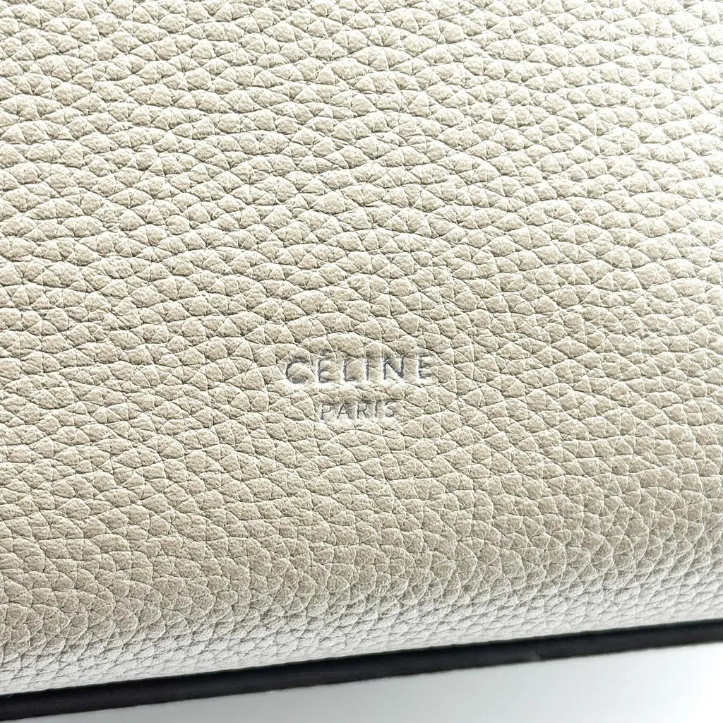 Celine Big Bag Small in Grained Calfskin Taupe Beige Leather Good - Box View