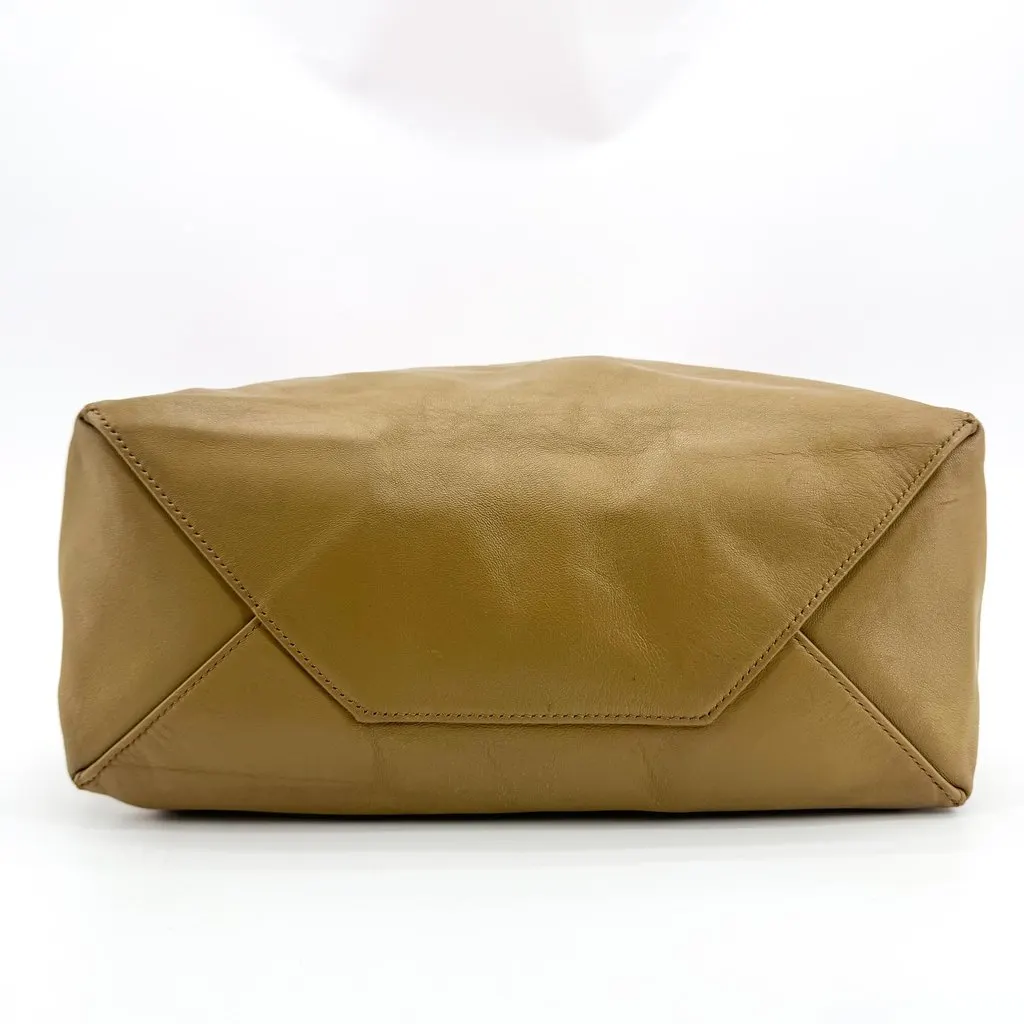 Celine Bi-Color Vertical Cabas Tote Bag Pink Khaki Khaki Leather Good - Box View