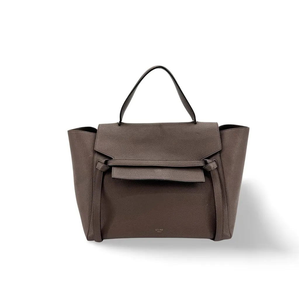 Celine Micro Belt Bag Souris Grained Calfskin