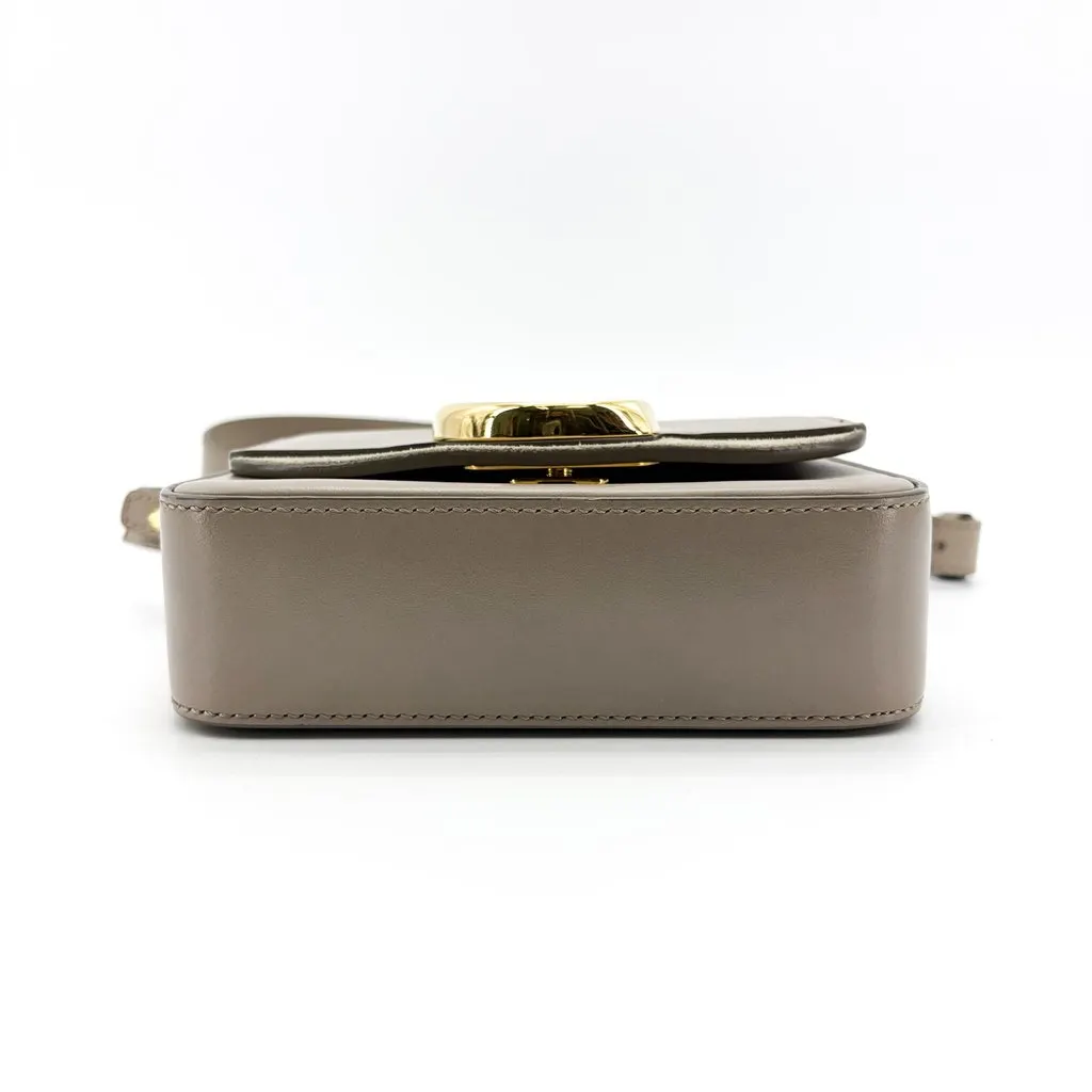 Chloé C Mini Bag Moti Grey Gold Leather Good - Box View