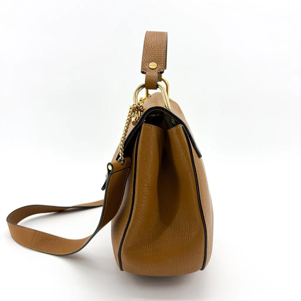 Chloé Drew Bijou Shoulder Bag Medium Brown Brown Leather Very good - Inside View