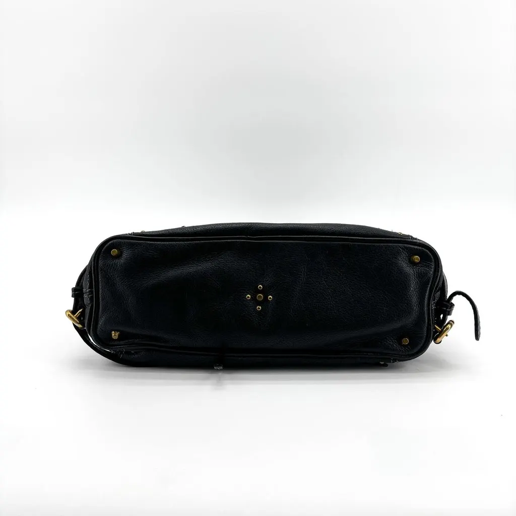 Chloé Bay Tote Bag Black Black Leather Good - Box View