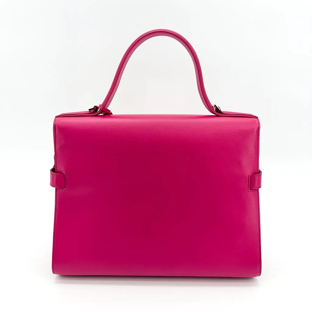 Delvaux Tompette Medium Peony Pink Gold Hardware Pink Leather Very good - Inside View