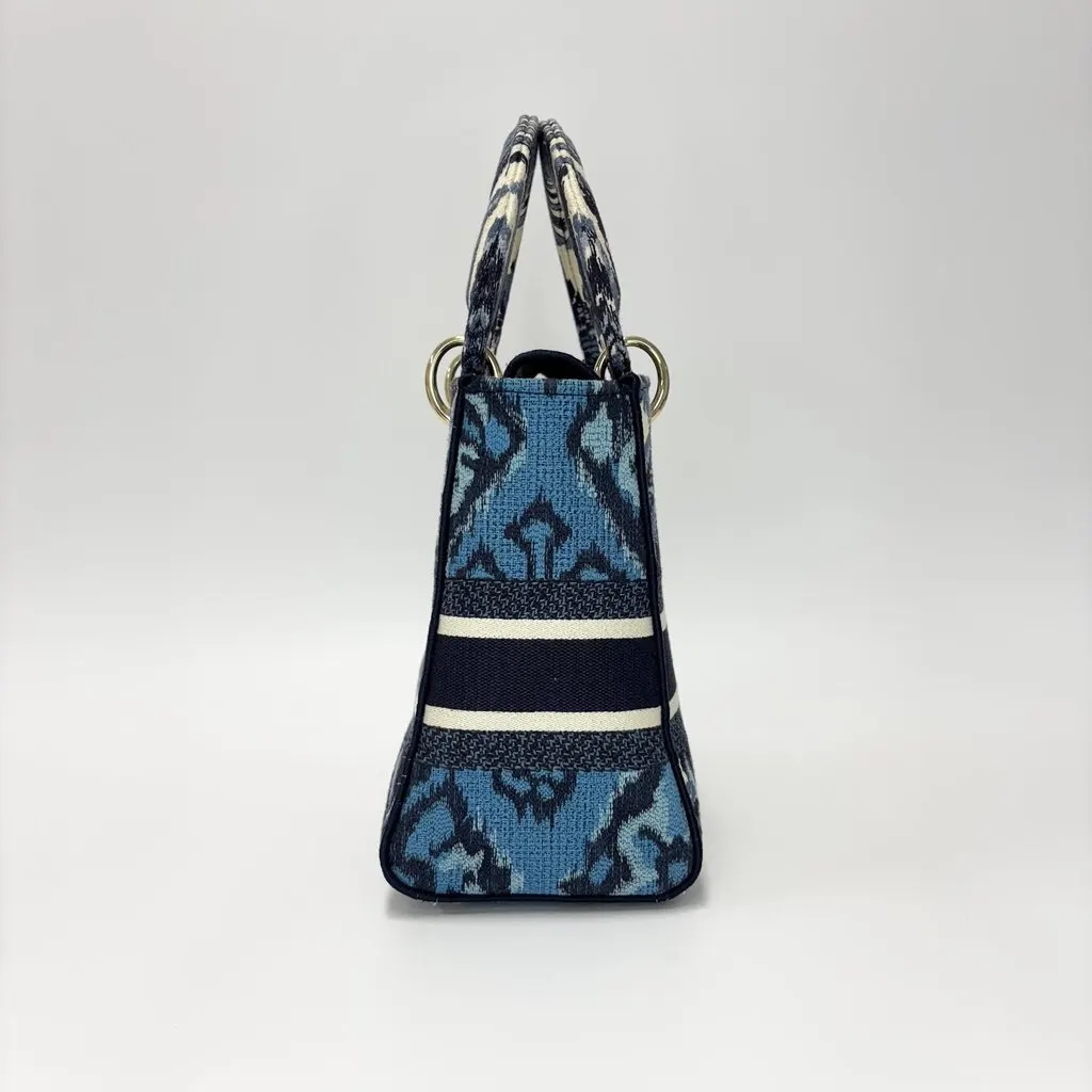 Dior Lady Delight Medium Navy Leather Very good - Box View