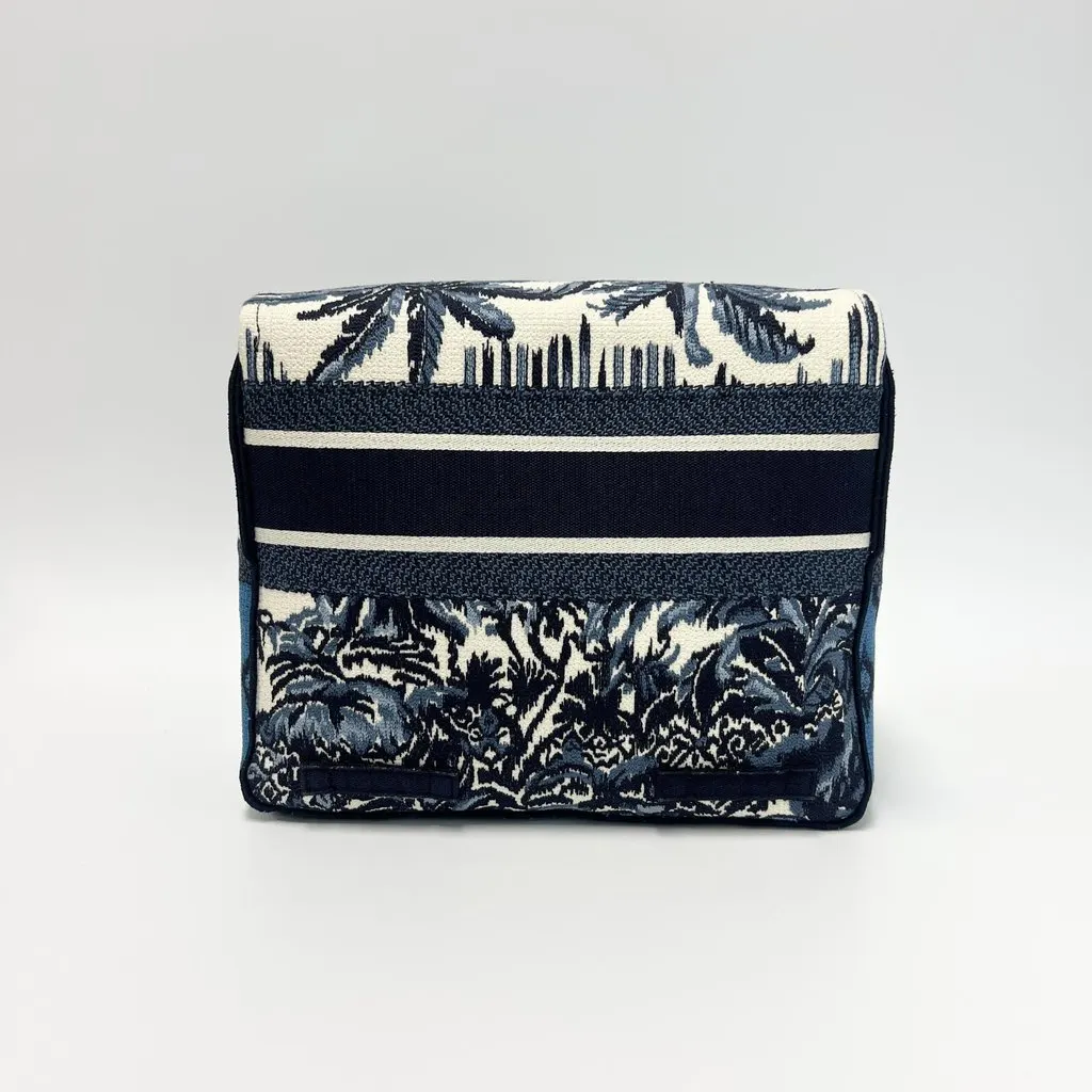 Dior Camp messenger bag Navy Jacquard Very good - Inside View