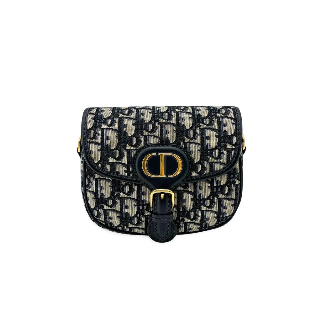 Dior Micro Barbie Bag Blue Oblique MultiColor Jacquard Very good - Front View