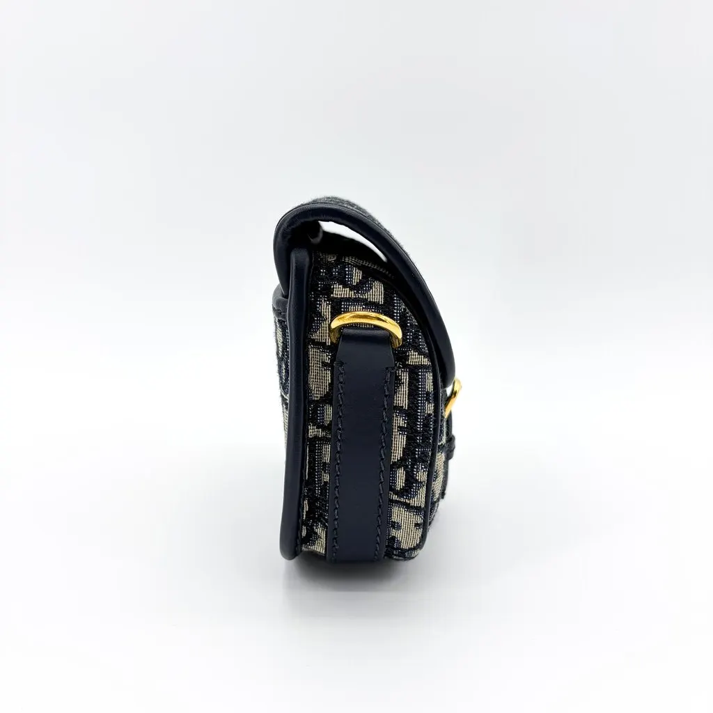 Dior Micro Barbie Bag Blue Oblique MultiColor Jacquard Very good - Box View