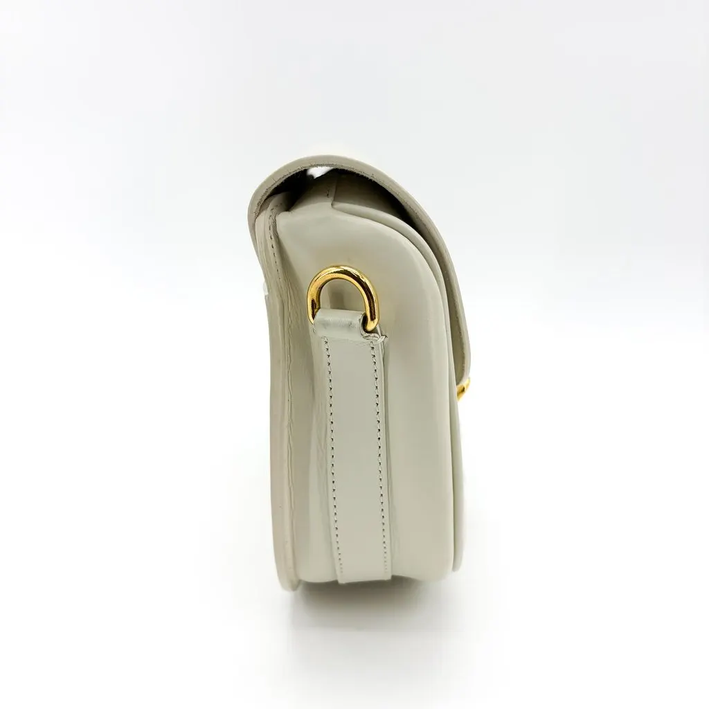 Dior Medium Bobby Bag Latte Box Calfskin Gold Hardware White Leather Very good - Box View