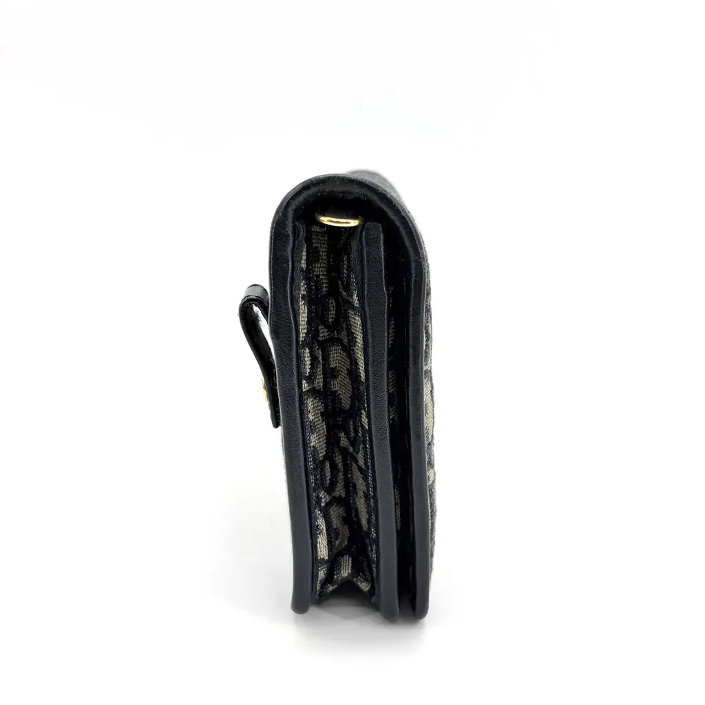 Dior 30 Montaigne Two-in-One Pouch Blue Dior Oblique Jacquard Beige Jacquard Very good - Box View