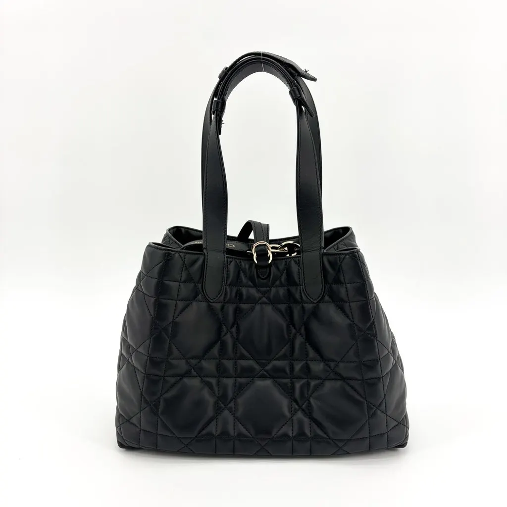Dior Medium Toujours Bag Black Black Leather Very good - Inside View