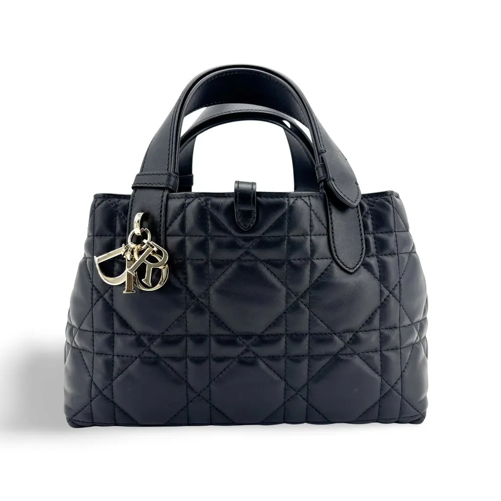 Dior Toujours Medium Bag Black Leather Very good - Front View