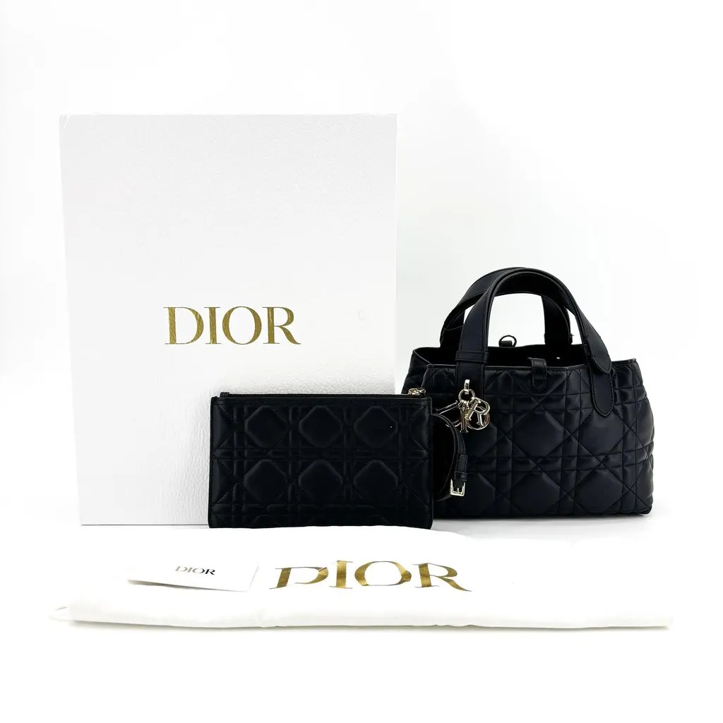 Dior Toujours Medium Bag Black Leather Very good - Back View
