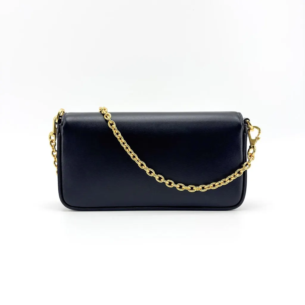 Dior 30 Montaigne Avenue Chain Bag Black Box Calfskin Black Leather Very good - Inside View