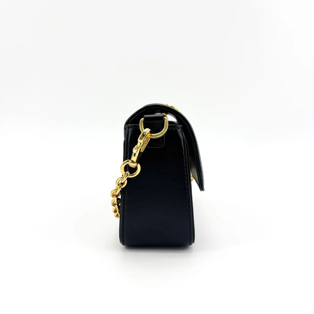 Dior 30 Montaigne Avenue Chain Bag Black Box Calfskin Black Leather Very good - Box View