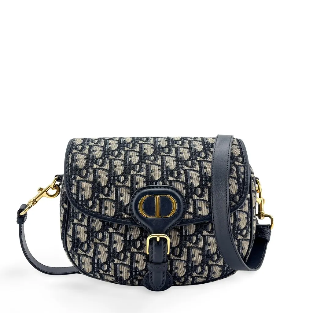 Dior Small Bobby Bag Blue Dior Oblique Jacquard
