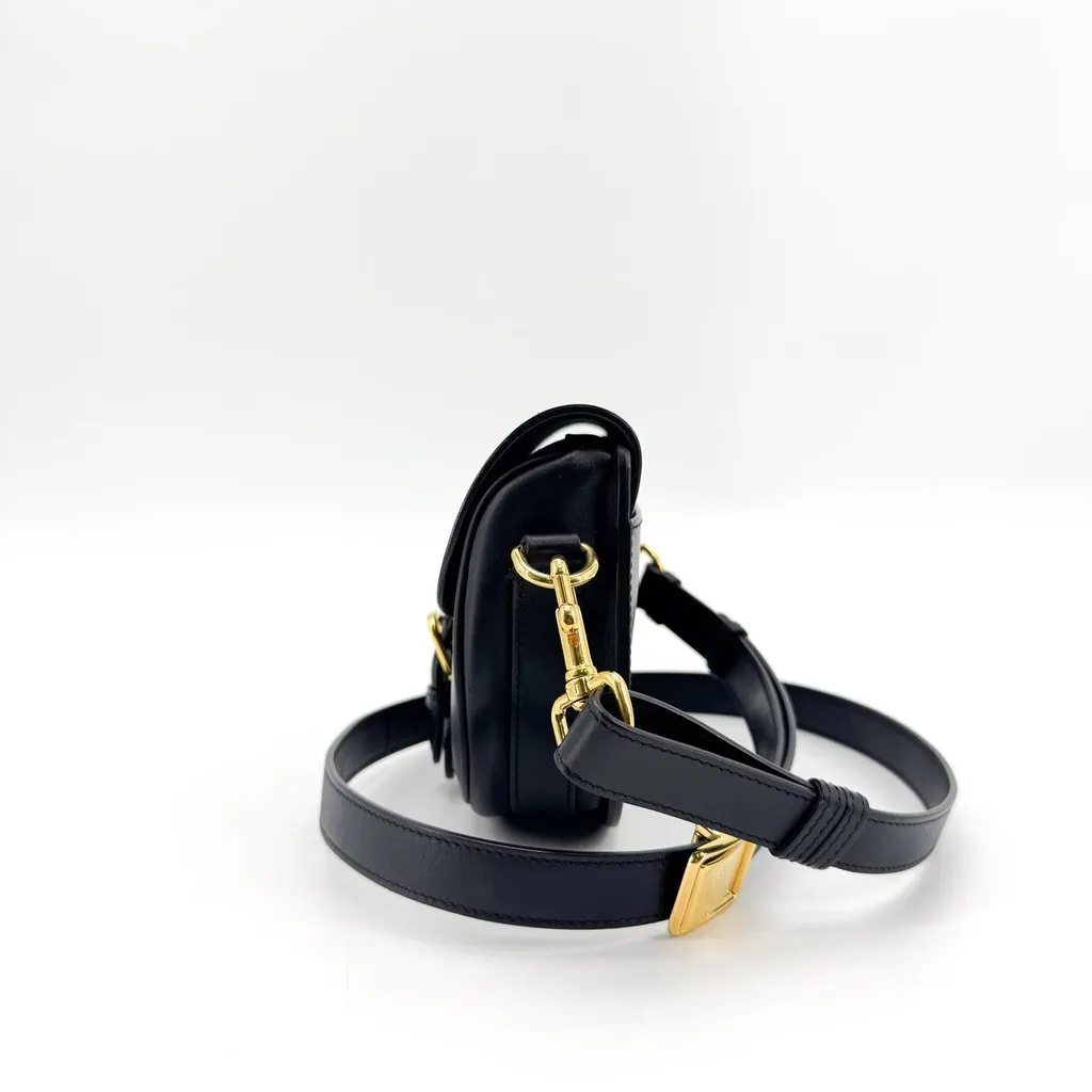 Dior Medium Bobby Bag Black Black Leather Very good - Model View