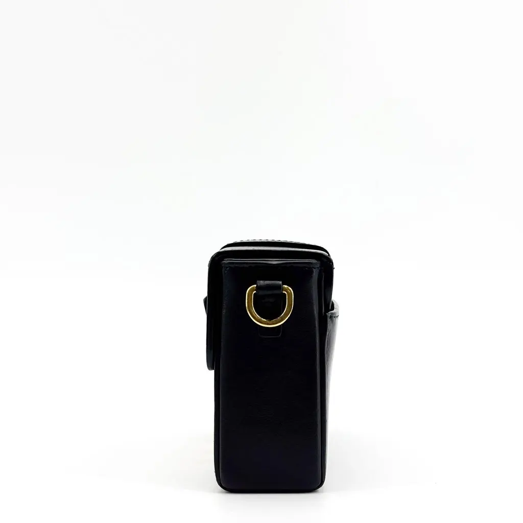 Dior 30 Montaigne Box Bag Black Box Calfskin Black Leather Good - Box View