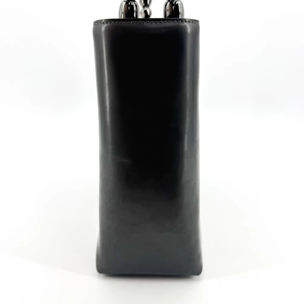 Dior Malice Leather Shoulder Bag Black Black Leather Very good - Model View