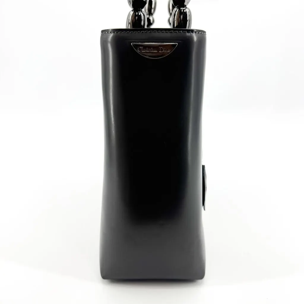 Dior Malice Leather Shoulder Bag Black Black Leather Very good - Box View