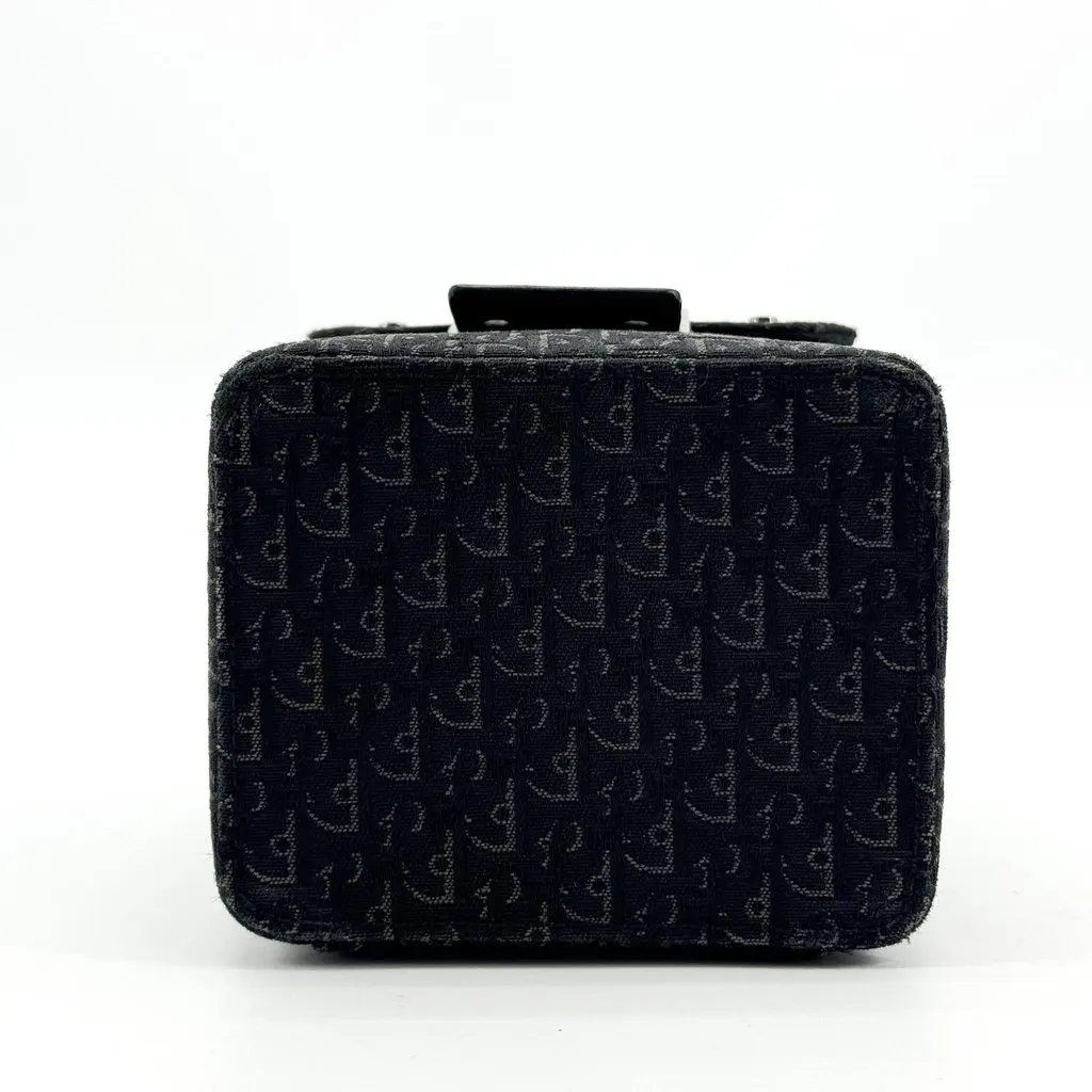 Dior Street Chic Trotter Mini Box Bag Black Black Canvas Good - Box View