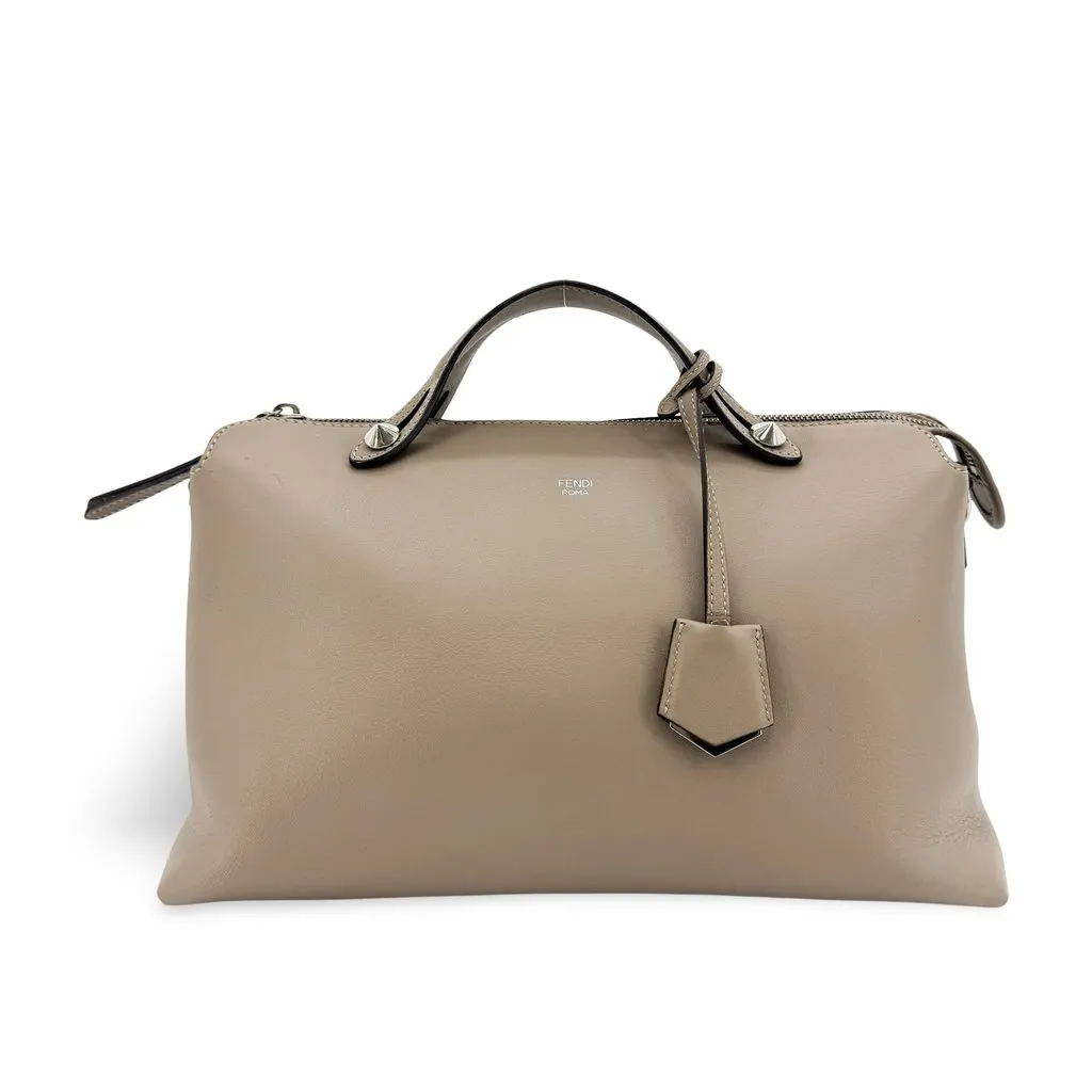 Fendi By The Way Medium Taupe Beige Leather Very good - Front View