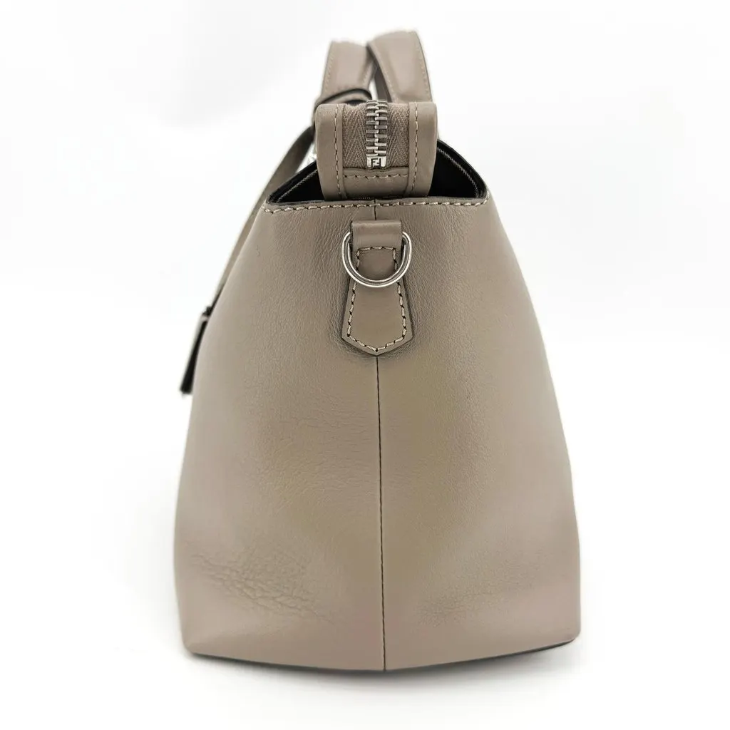 Fendi By The Way Medium Taupe Beige Leather Very good - Model View