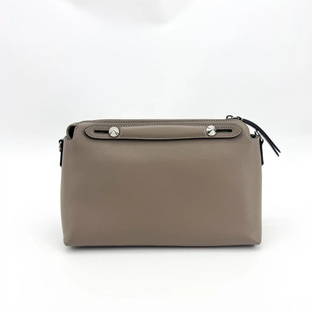 Fendi By The Way Medium Shoulder Bag Dove Gray MultiColor Leather Good - Inside View
