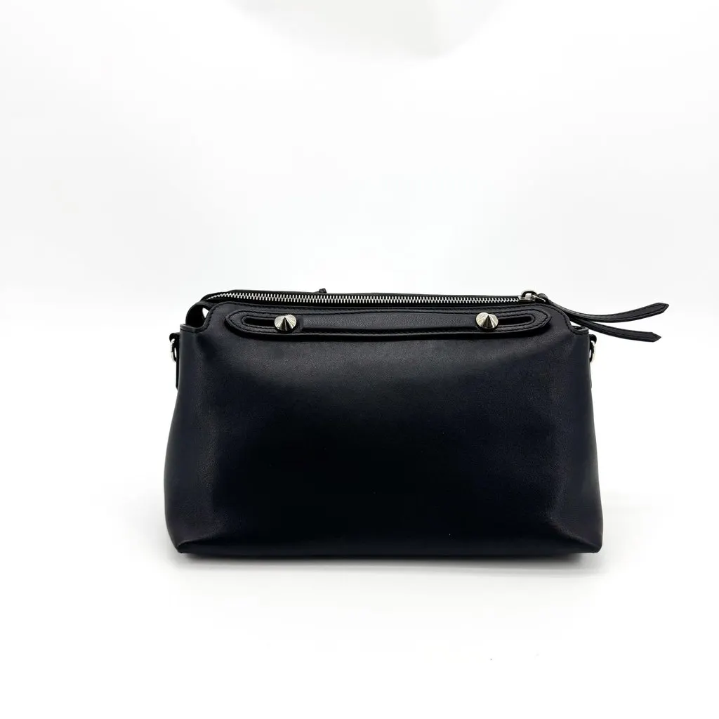 Fendi By The Way Medium Black Black Leather Good - Inside View