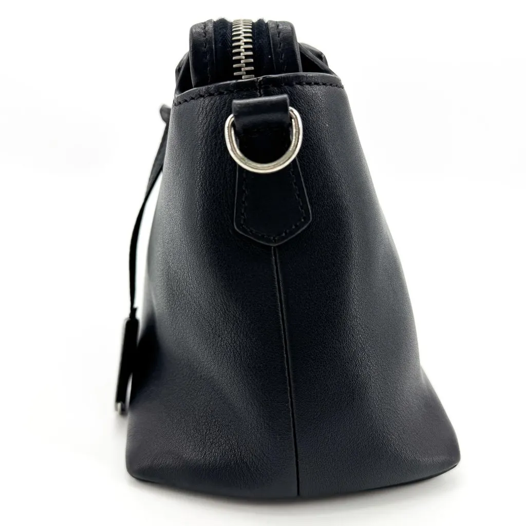 Fendi By The Way Medium Black Black Leather Good - Model View