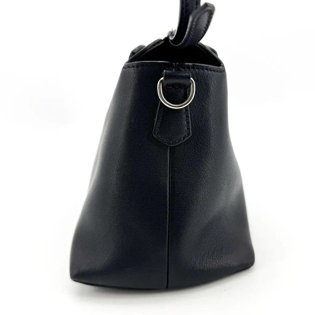Fendi By The Way Medium Black Black Leather Good - Box View