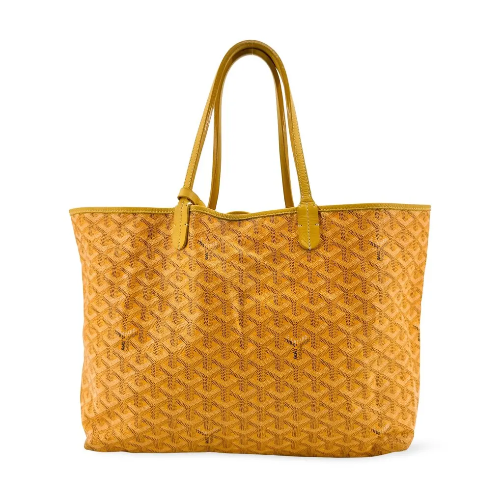 Goyard Saint Louis PM Yellow Yellow Canvas Good - Front View